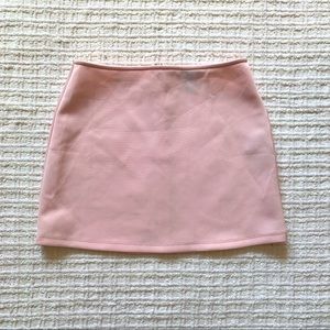 Forever 21 Baby Pink Mini Skirt